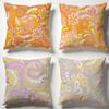 Gentle Retro Wild Floral Cushion Cover Soft Pillow Cases for Home Bedroom Living Room Sofa