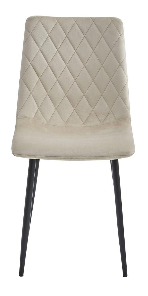 Turin Chair - Beige Velvet X 3