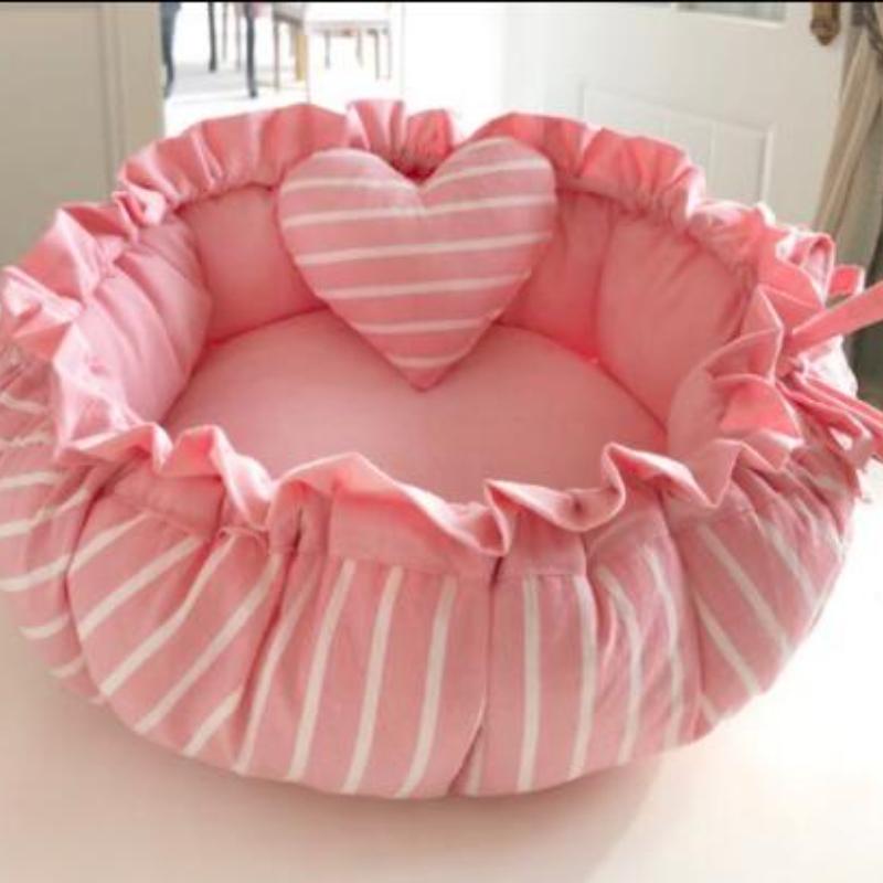 Pet Supplies Dog Cat Bed House Cushion Kennel Pens Sofa With Pillow Sleeping Bag Elevated Foldable Furniture Reusable Washable