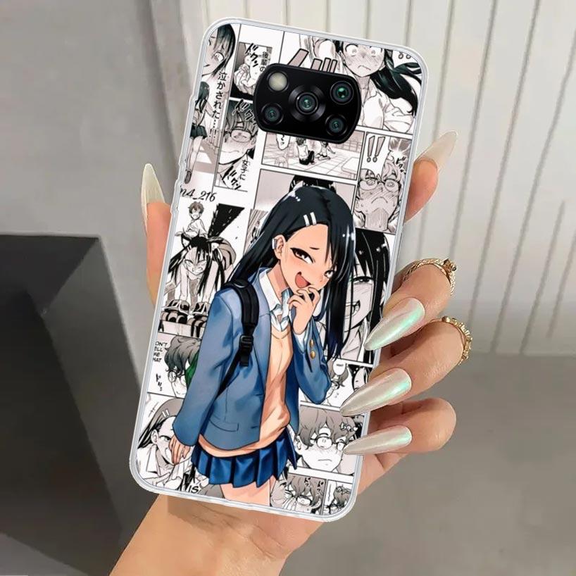 Nagatoro San Anime Aesthetic Phone Case for Xiaomi Poco X7 X6 X5 X4 X3 Nfc F6 F5 F4 GT F3 F2 Pro F1 M5S M4 M3 5G Soft Funda Prin