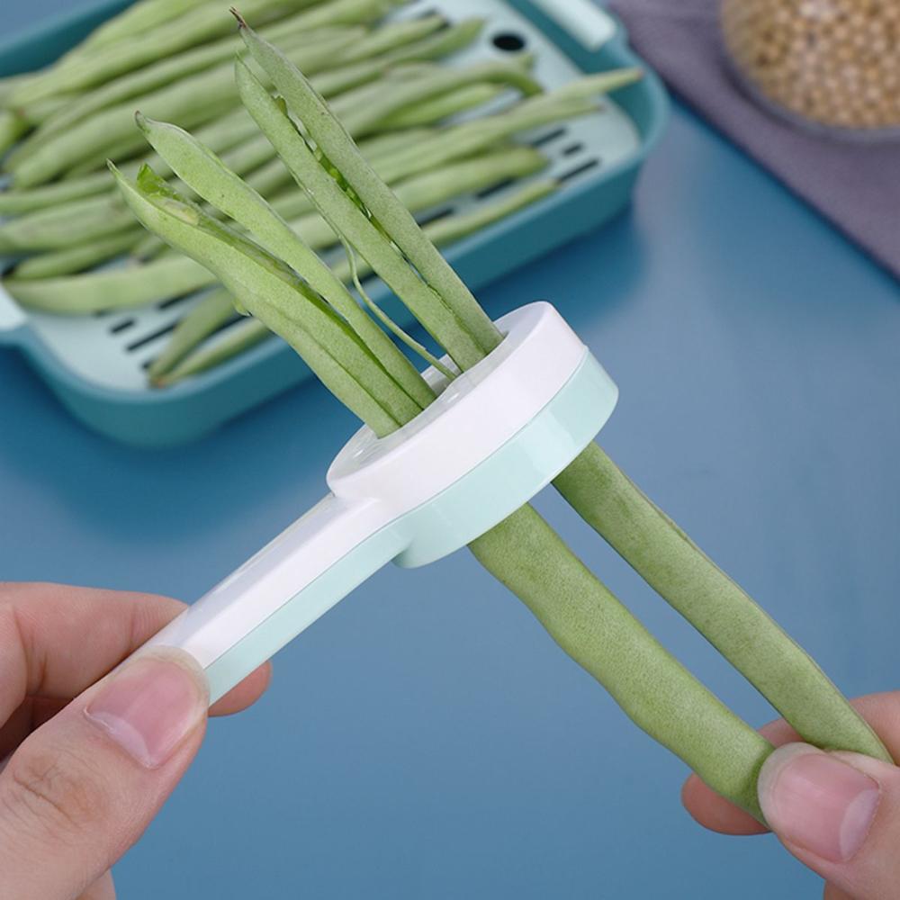 Stainless Steel Green Remover French Bean Cutter Green Bean Slicer Stringer Long Bean Shredder