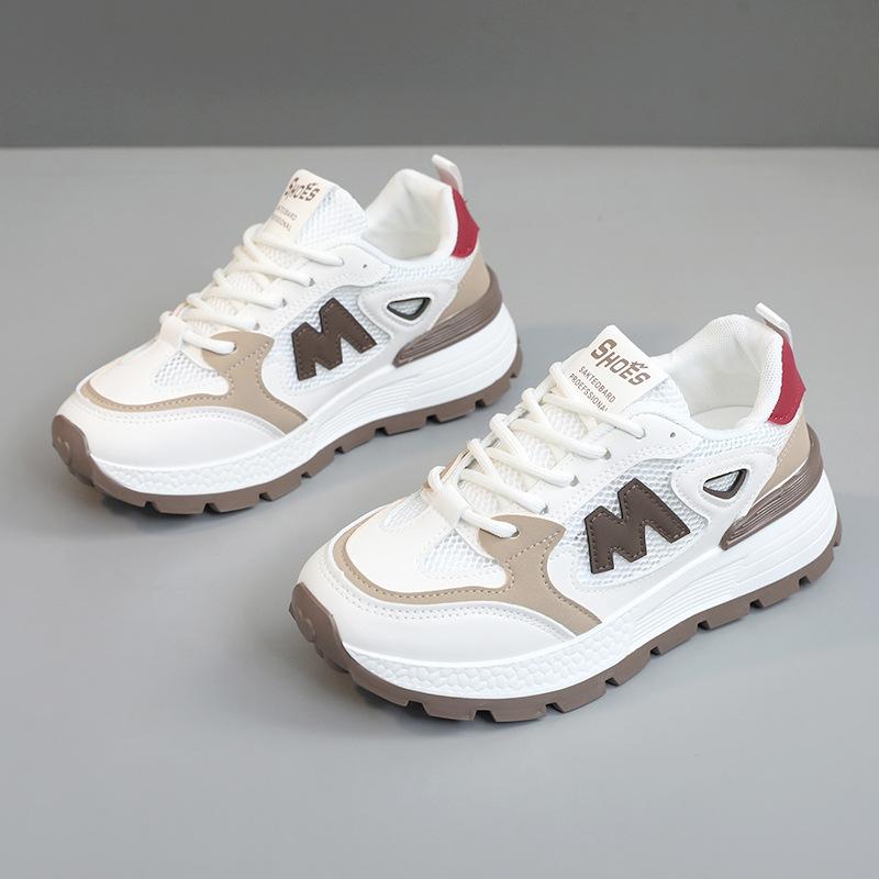 

Kt2630 Новые белые туфли женские летние дышащие сетчатые туфли с приподнятым дном женские туфли для досок сетчатые студенческие туфли 35