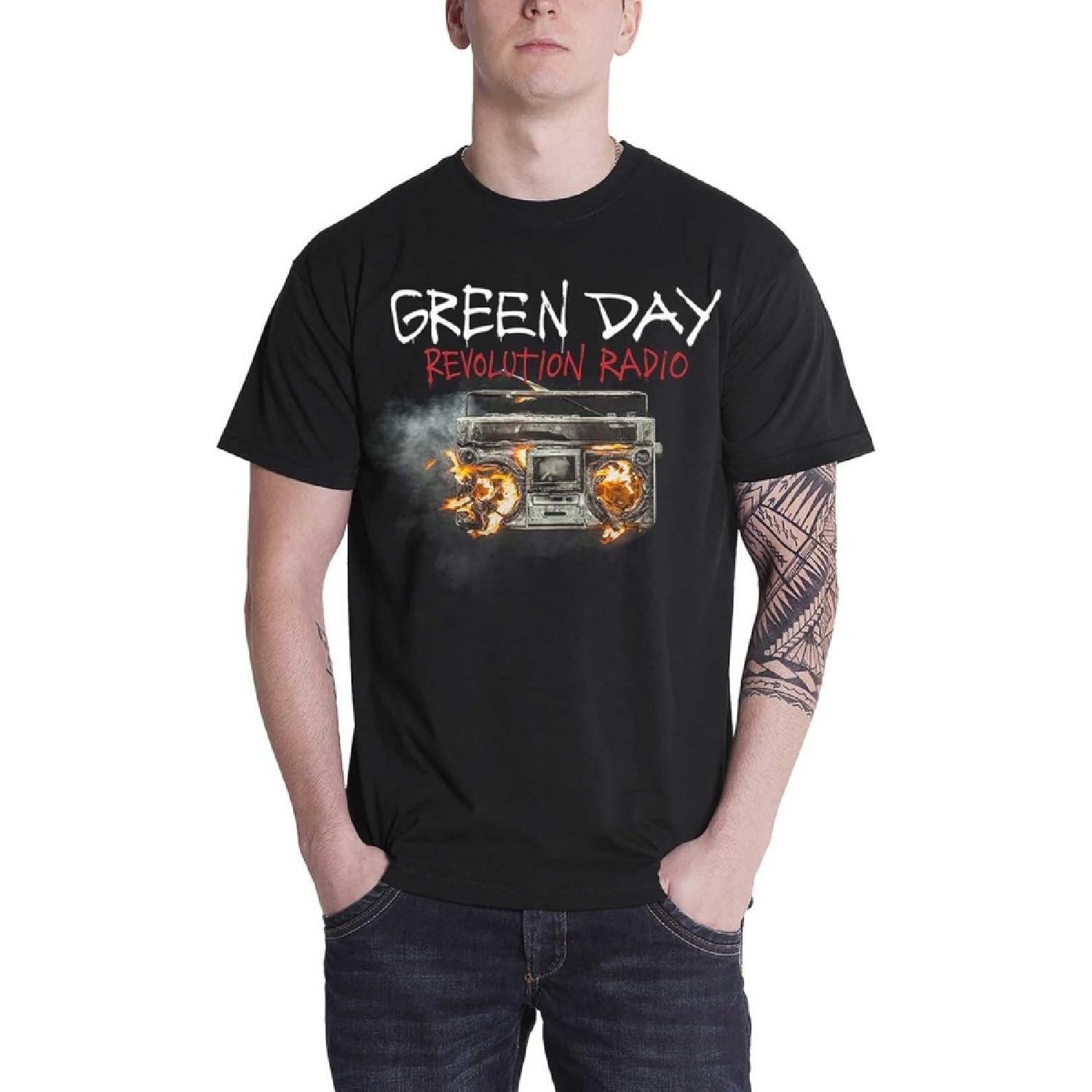 

T Shirt Revolution Radio Album Cover Band Logo Official Mens Black XXXXXL різнокольоровий