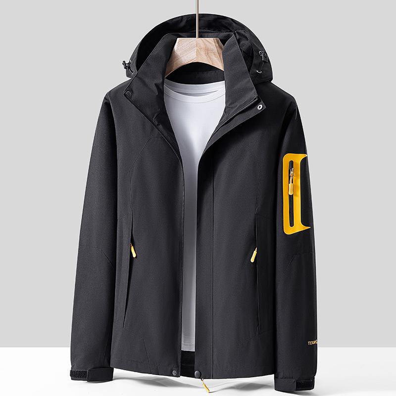 Outdoor Thin Windproof Waterproof Jacket Men's Spring and Autumn Single-layer Couple Mountaineering Jacket Women's Loose Jacket