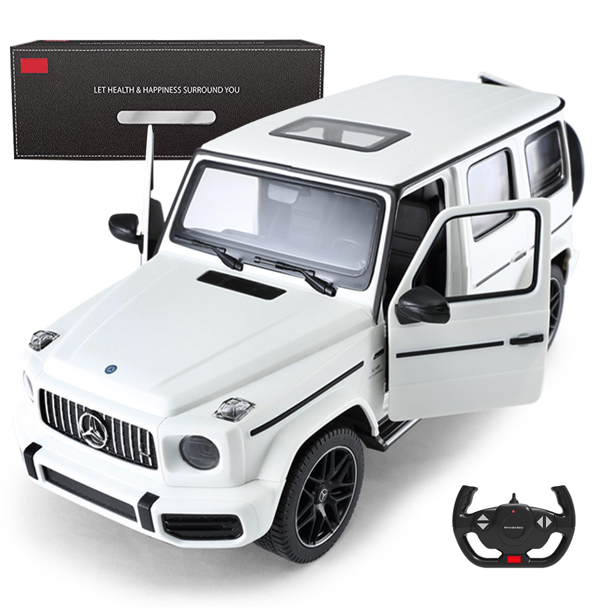 

RASTAR G63 AMG Licensed RC Scale Radio Control Car White Mercedes-Benz (G-Class) 1/14 / белый