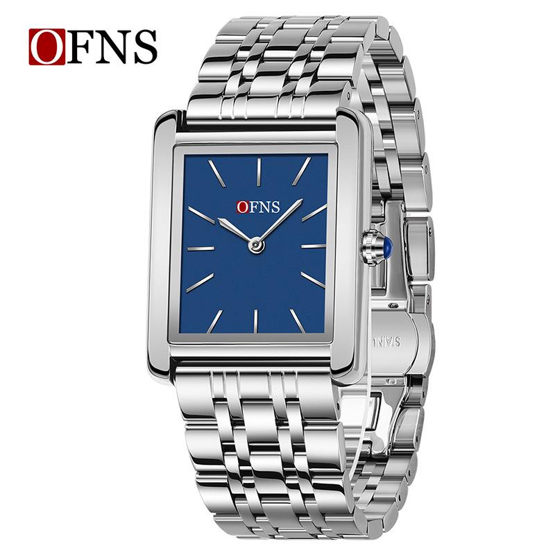Oufani Women's Waterproof Roman Square Quartz Wristwatch