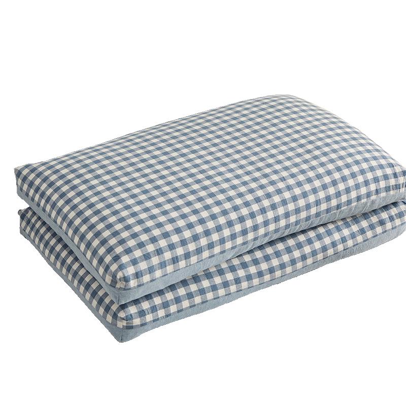 Red Bean All-Cotton Buckwheat Pillow for Neck Support 35cm x 55cm