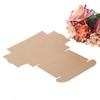 50pcs Kraft Paper Wrapping Box Multipurpose Household DIY Crafts Supplies for Festival Holiday Birthday Party Gift