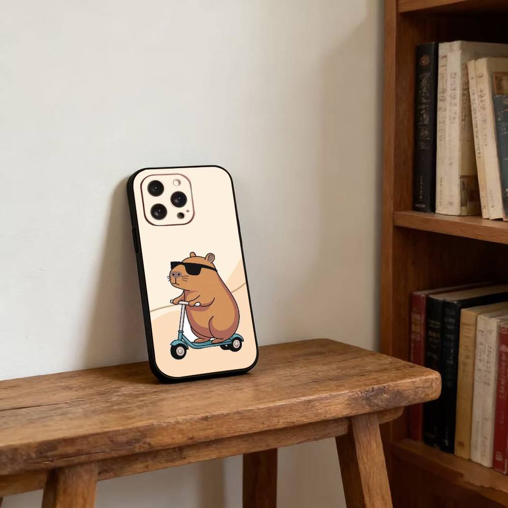 

Capibara Phone Case For iPhone17,16,15,14,13,12,11 Plus,Pro Magnetic For Magsafe Wireless Charging iPhone16Pro