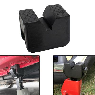 Adattatore Universale in Gomma Quadrato per Cavalletto di Sollevamento Auto Protezione per Punti di Sollevamento Pavimento Sollevamento Auto Protezione Antiscivolo Sostituzione Veicolo