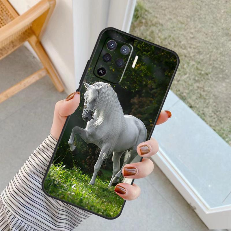 

Horse Animal Case For Oppo A94 A74 A54 A80 A60 A40 A18 A38 A58 A78 A98 A96 A76 A16 A15 A17 A57 A77 A5 Pro OPPO A54 4G