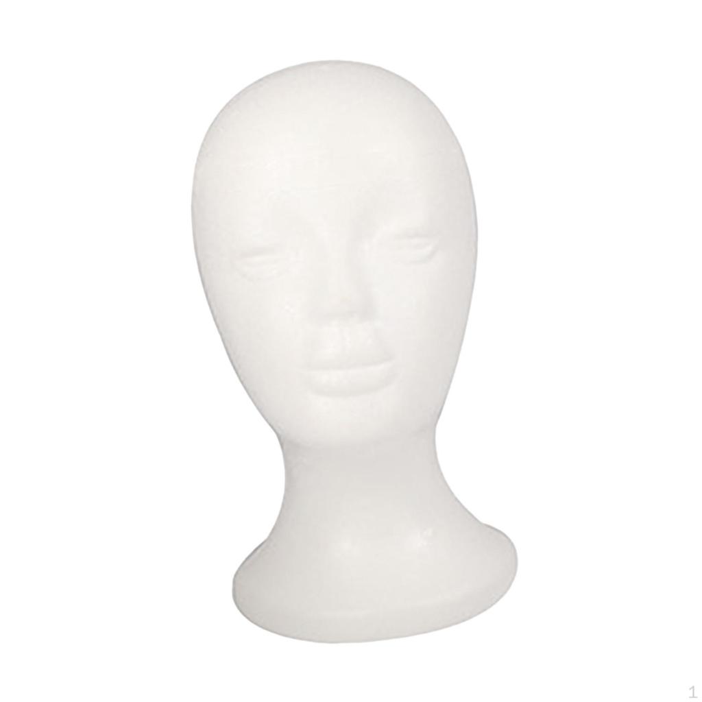 Mannequin Hoofd Brillen Hoed Display Witte Mannequin Pruik Haardeel Standaard voor Haardelen