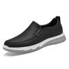 High Quality Casual Leather Shoes Fashion Slip on Office Business Shoes Comfy Men's Loafers Classic Male Dress Shoes Moccasins