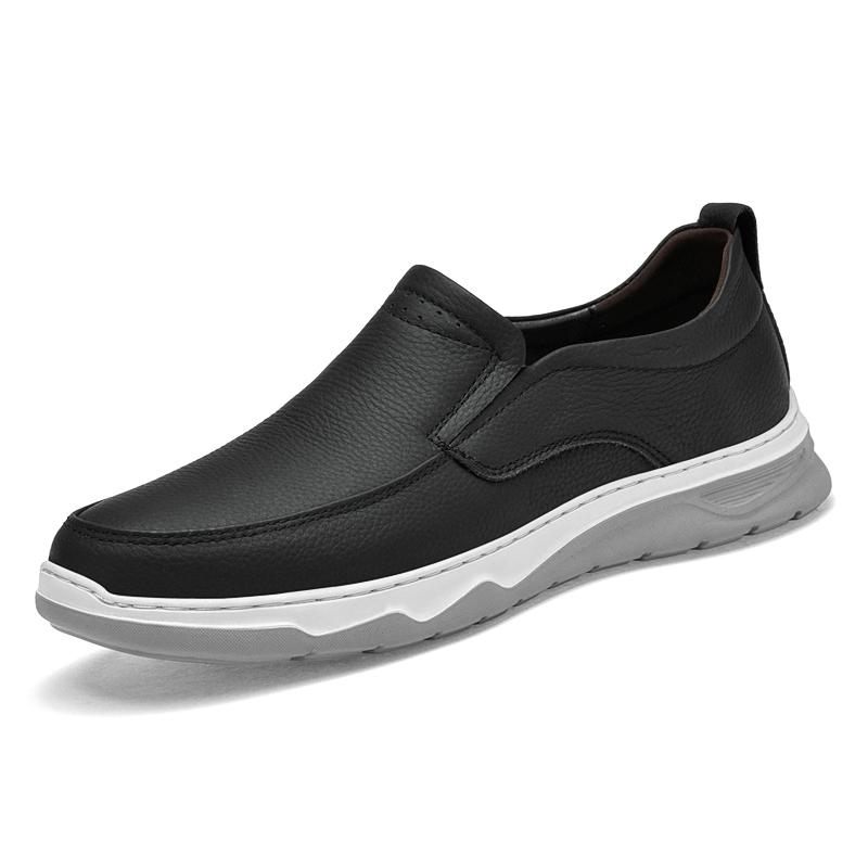 High Quality Casual Leather Shoes Fashion Slip on Office Business Shoes Comfy Men's Loafers Classic Male Dress Shoes Moccasins