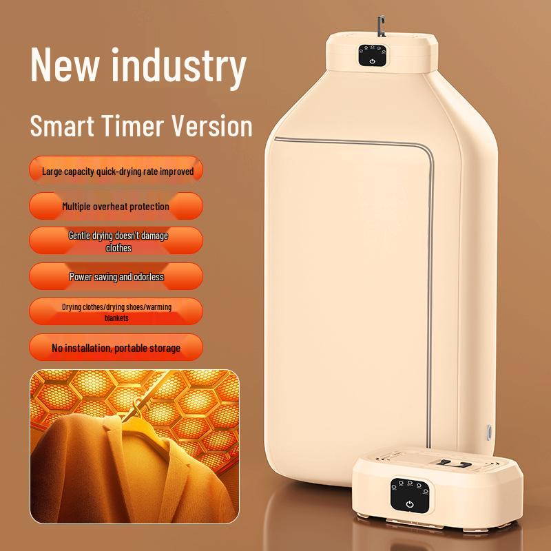 Portable Multifunctional Automatic Dryer for Clothes, Shoes, and Quilts