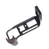 Acogedor L-Plate Grip, Wooden Handle with Aluminum Alloy Base for DF Micro Single Camera, Quick Release 1/4-inch Screw Hole, Anti-Slip Pad (BLACK)