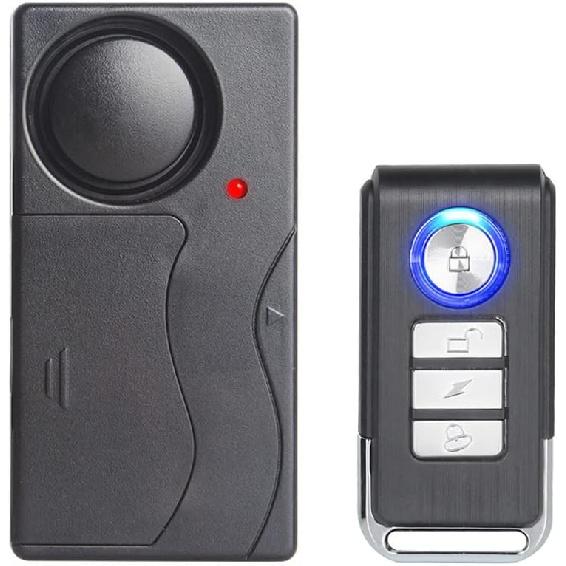 

Lancoon 2 шт. Противоугонная вибрационная сигнализация, 110 дБ Громкая, Регулируемая чувствительность, Датчик движения, Система безопасности от взлома для двери, окна, велосипеда, мотоцикла 1