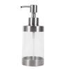 1PC 350ml Soap Dispenser Countertop Pump Lotion Bottle 304 Stainless Steel&Acrylic