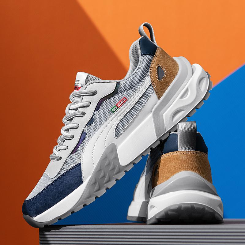 Scarpe da Uomo Primavera Autunno Scarpe Casual Comode Scarpe Sportive di Marca di Lusso Trainer Comodo da Esterno Scarpa da Tennis per Corsa su Strada