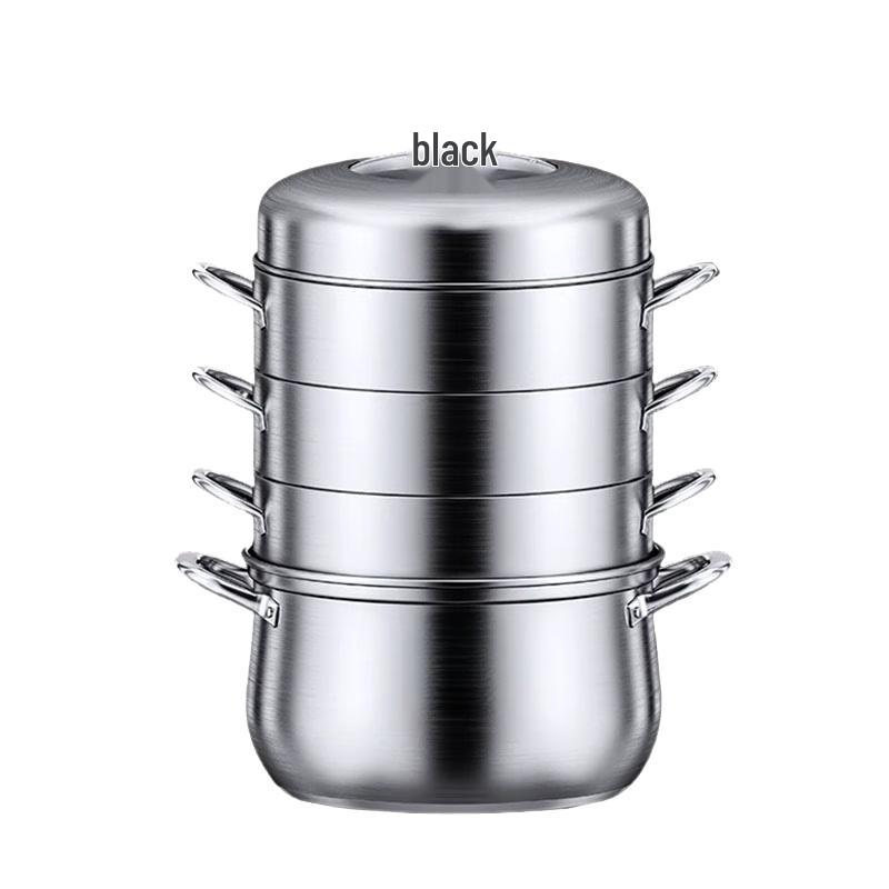 Sule 304 Stainless Steel 3-Tier Steamer Pot
