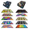 Yousheng Kids Playmat Rug 120x160cm Nursery Colorful Checkered Rug with Anti-Slip Backing Classroom Seating Area Carpet for Art Room Playroom