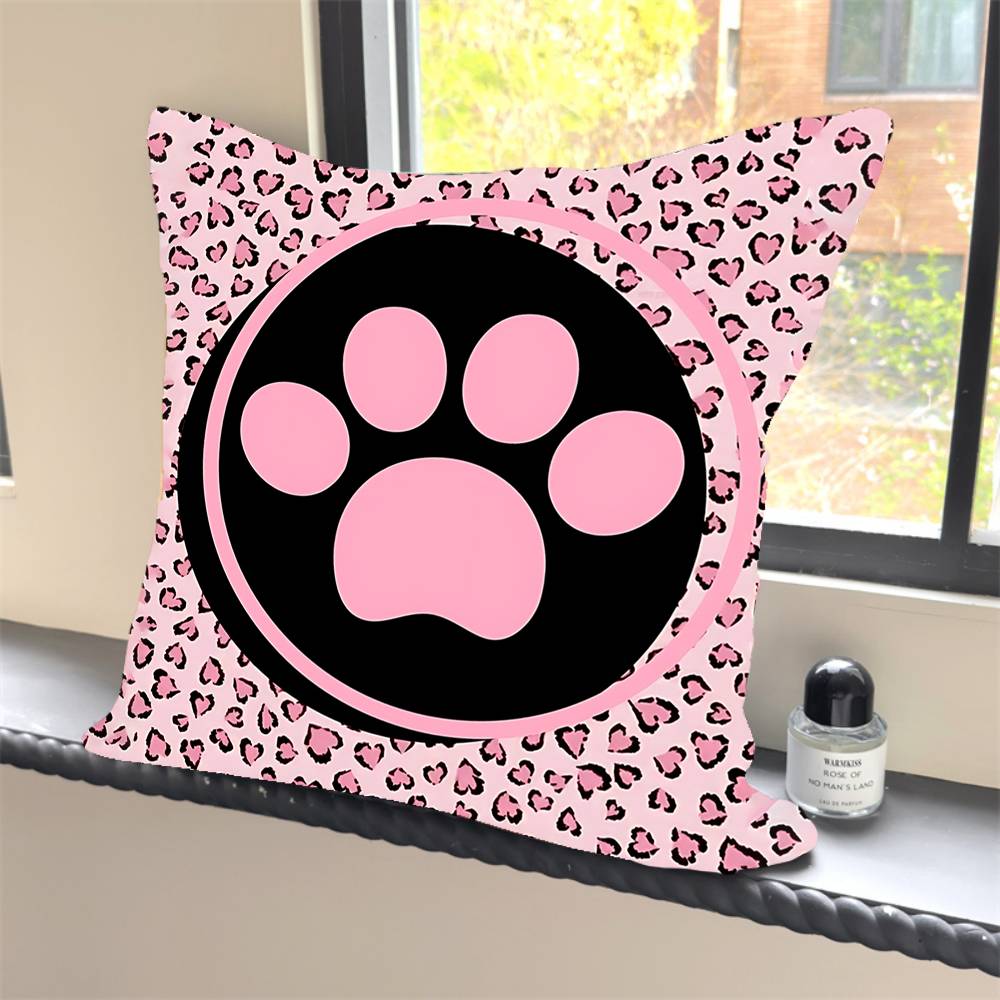 1PC Fashion Leopard Print Pillow Case Square  Bedroom Sofa Leisure Comfort Cushion Car Home Decoration