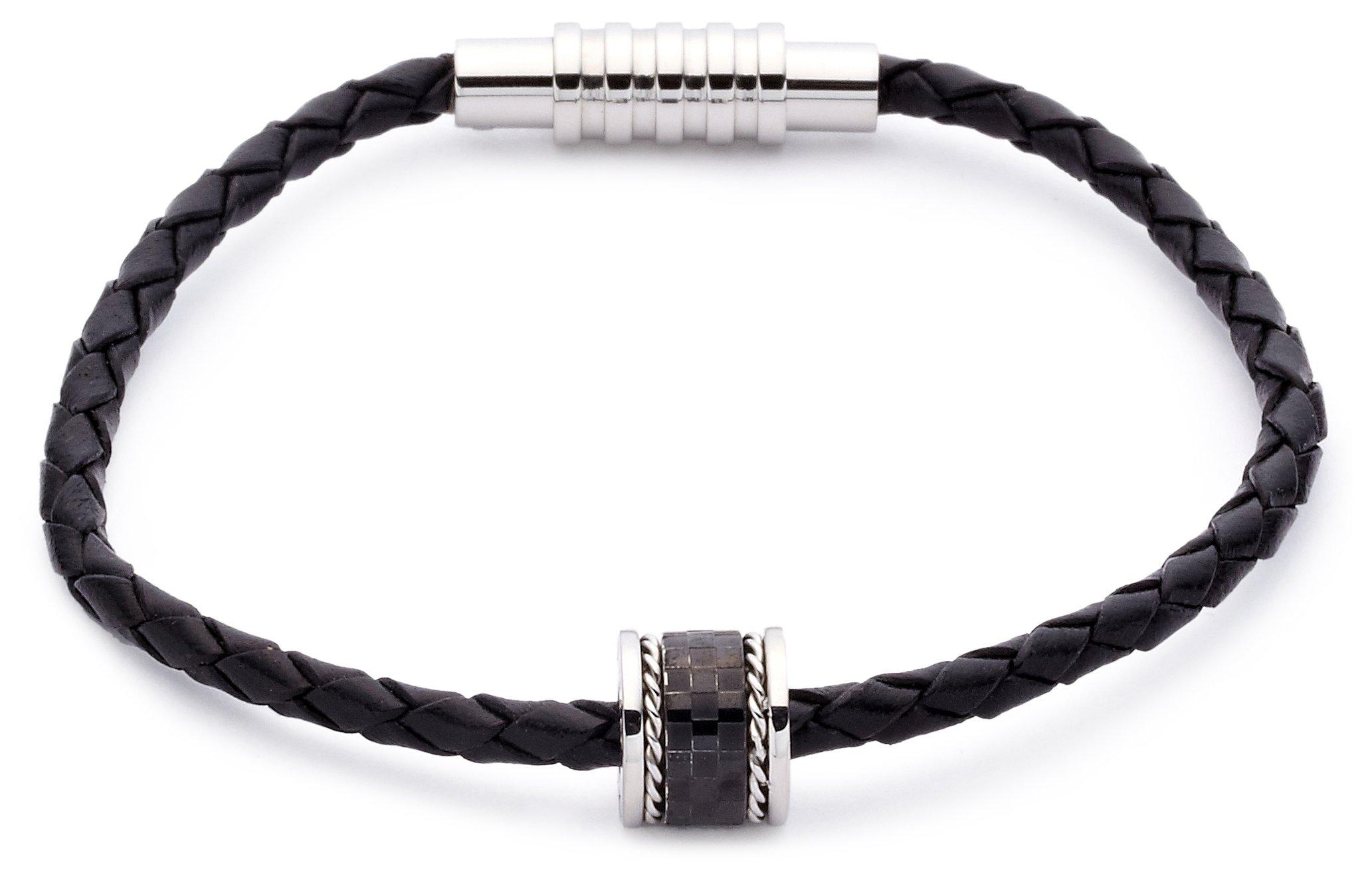 

LION HEART Stainless Steel Pair Bracelet 04B121SM [Lion Heart] (Men s/Black)