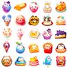 50 Cartoon Food Images Food Graffiti Stickers Japanese Ice Cream Cake Diy Luggage Water Cup Stickers
