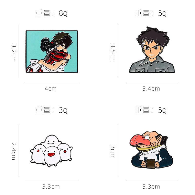 Enamel Pins Cosplay Anime Character Brooch Clothes Backpack Lapel Badges Fashion Jewelry Accessories For Friends Durable Gifts