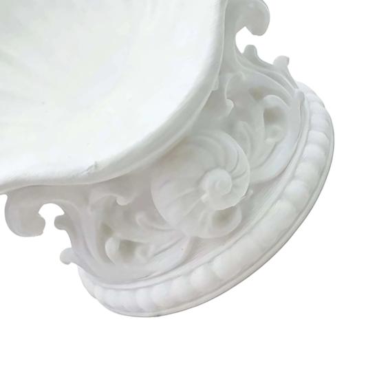 Yangyizhi 3D Printed Shell Jewelry Tray, Vintage Earrings Necklaces Rings Bracelets Dish, Decorative Keys Trinkets Holder Organizer Bowl