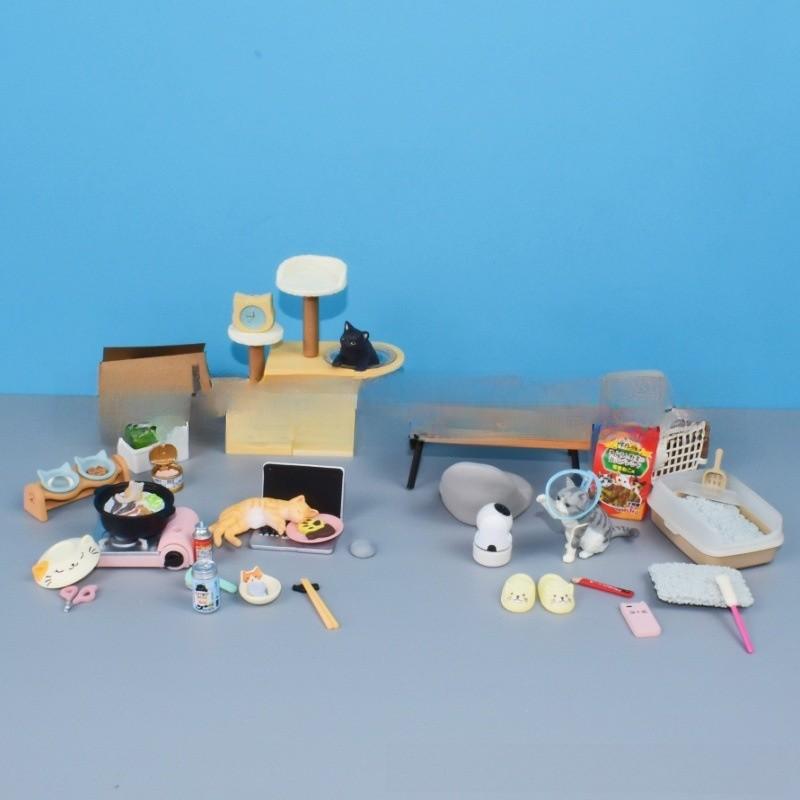 Animal Figurine Collection Pvc Cute Cat Miniature Gift For Animal Lovers