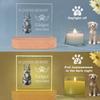 Custom Pet Photo Engraved Acrylic Keepsake Dog Cat Memorial Gifts for Loss of Pet Pet Loss Sympathy Comfort Gift Tangible Memory