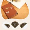 Metal Book Corner Protectors Multifunctional Edge Covers Photo Frame Corner Embellishment for Book Menus Notebook Folder Albums
