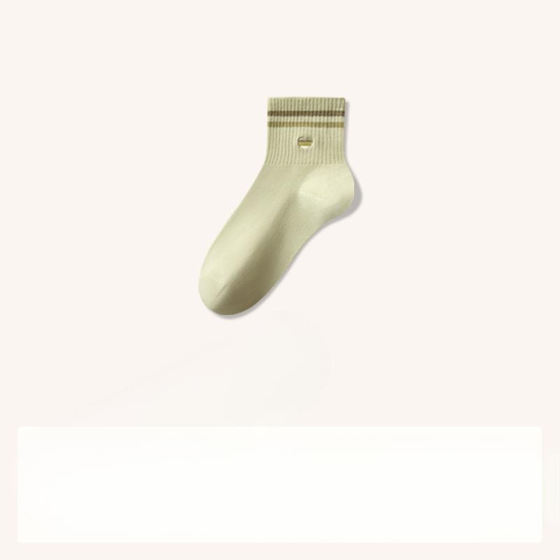 Female Spring and Autumn New Pure Cotton Sports Socks