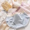 Ladies' Breathable Cartoon Cotton Underwear - Comfortable Antibacterial Waistband Triangle Pants