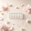 Clear Silicone Nail Art Mold, 3D Floral Cavity Plate for Raised Manicure Styling, Salon Detailing and DIY Craft Use