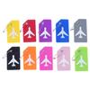 10pcs Silicone Suitcase Markers Durable Luggage Labels with Stainless Steel Loop Easy To Identify