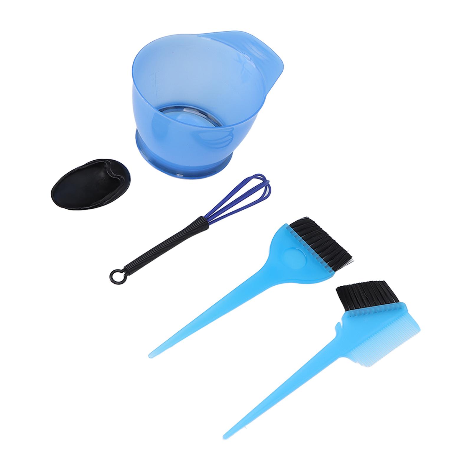 

6Pcs/Set Hair Dye Tools ABS Hair Dye Bowl Brush Set for Home DIY Professional Salons