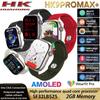 Relógio Inteligente HK10 PRO MAX Plus AMOLED ChatGPT 2GB ROM HK9 PRO Max + Chamada BT Mostrador de Relógio IA Ação Visual 3D Smartwatch Homens Mulheres