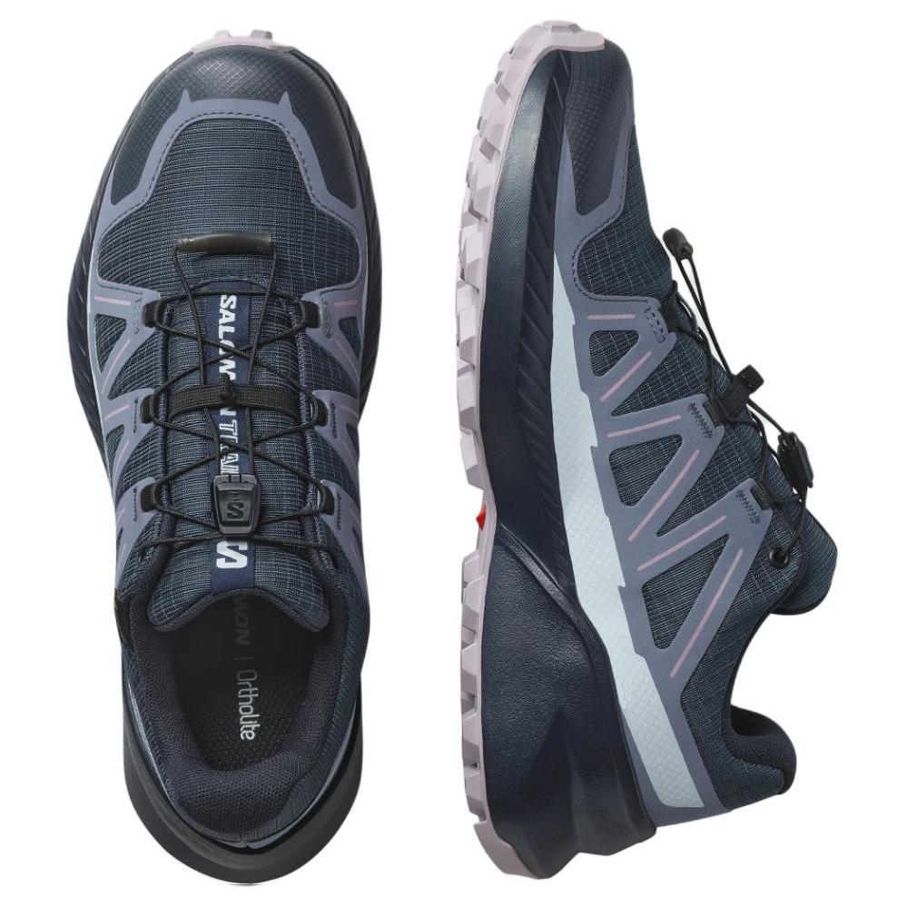 Salomon Speedcross Peak GTX Comfortable Slip-Resistant Durable Low-Top Trail Running Shoes Women sneaker Black 477907