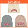 Backwoods Embroidered Beanie Hat With Adjustable Fit For Street Fashion And Cold Weather