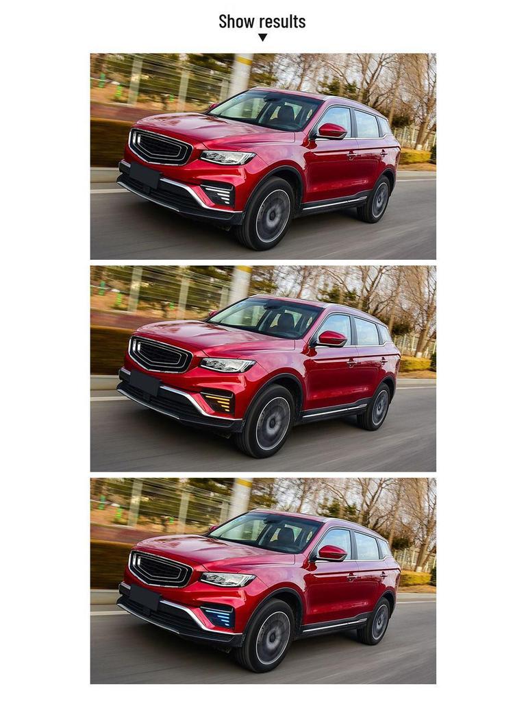 Geely Boyue PRO LED Daytime Running Lights & Flowing Turn Signals