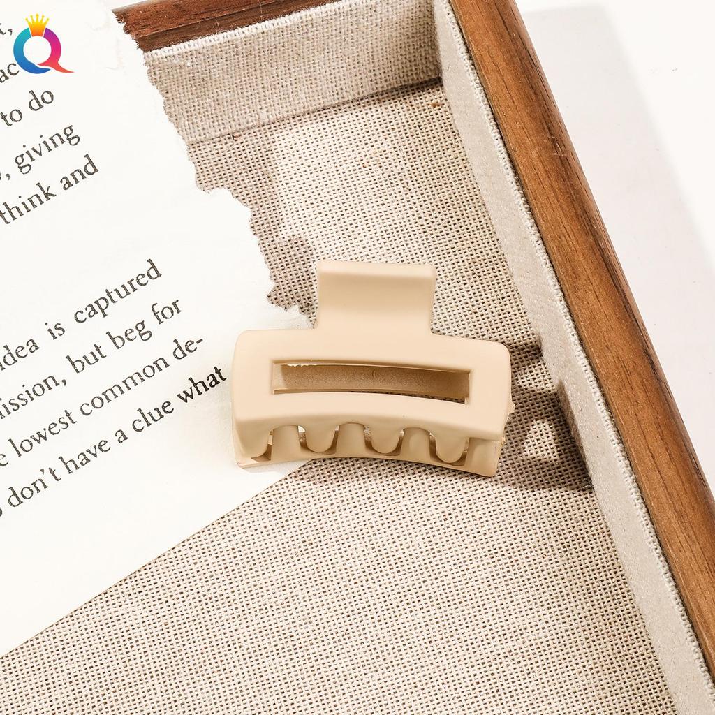 Ki Yue Korean Matte High Ponytail Small Claw Clip for Versatile Updo Hair Styling