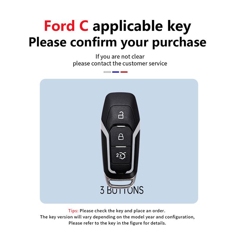 Car Remote Key Case Cover Shell Fob For Ford F-150 Mondeo Galaxy S-Max Explorer Ranger 2015 2016 2017 2018 Car Styling Accessory