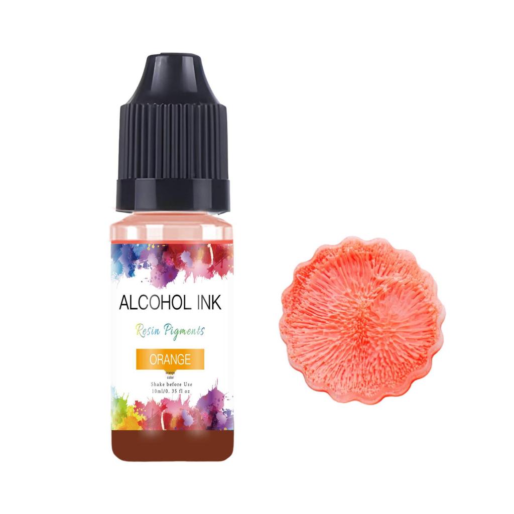 26-Color Crystal Glue Diffusion Gold & Silver 3D Alcohol Ink Pigment Set