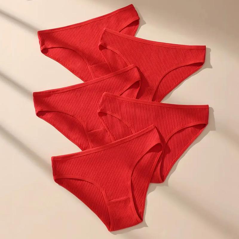 

5 шт. Женские трусики Мягкие хлопковые трусы Сексуальные трусики для девочек Женские дышащие эластичные трусики Женское нижнее белье S-XXL M&5pcs разноцветный