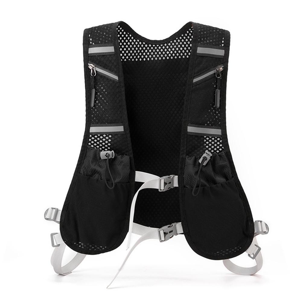 

Гидратационный жилет для бега, жилет с держателем для телефона для бега, многокарманный жилет для пеших походов, легкий велосипедный рюкзак для занятий спортом на открытом воздухе чёрный