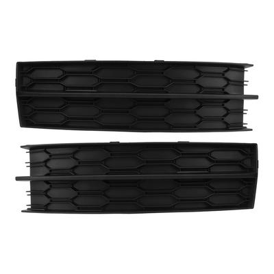 1 Pair Fog Light Grille 5E0807368B Left Right Bumper Covers Trim Bezel Replacement for OCTAVIA 5E Facelift 2017 To 2019