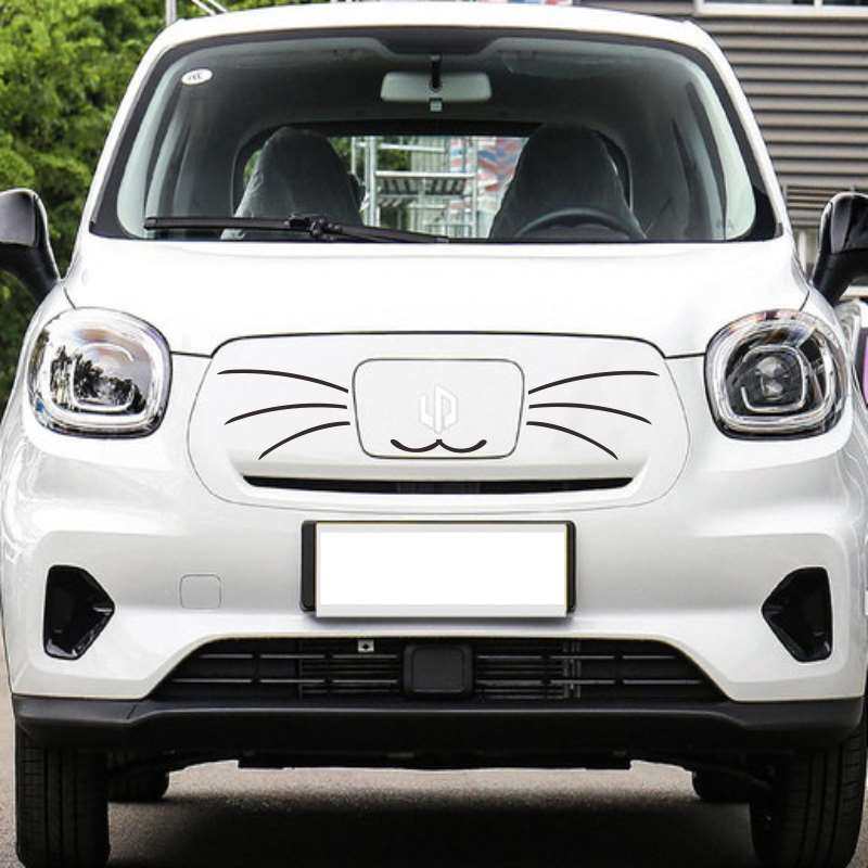 For Leapmotor T03 Car Front End Front Face Decal Decoration Car Body Personalized Scratch Cover Waterproof Funny Sticker