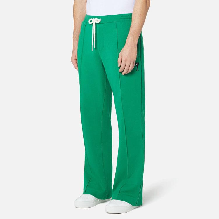 Puma X AMI AMIPARIS Collaboration Series Relaxed Fit Pants Men Bottoms Green 534068-96